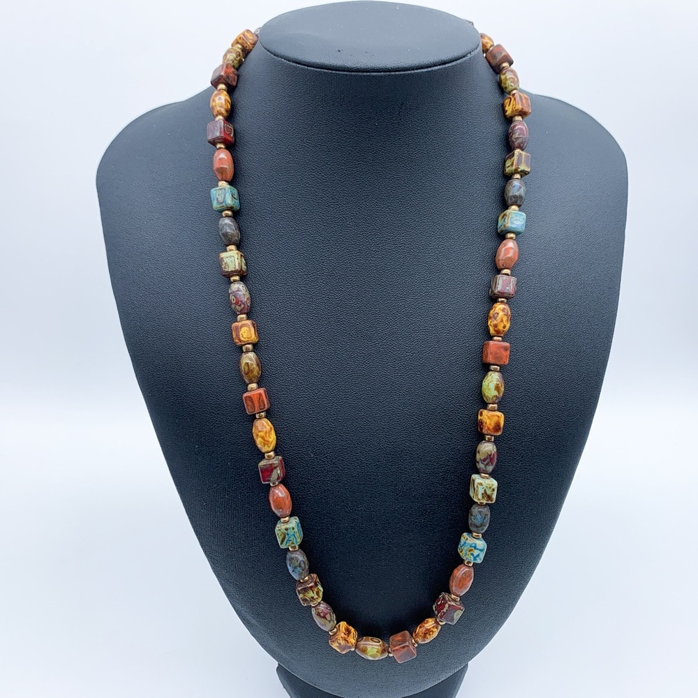 Calsilica Multicolor Beaded Necklace